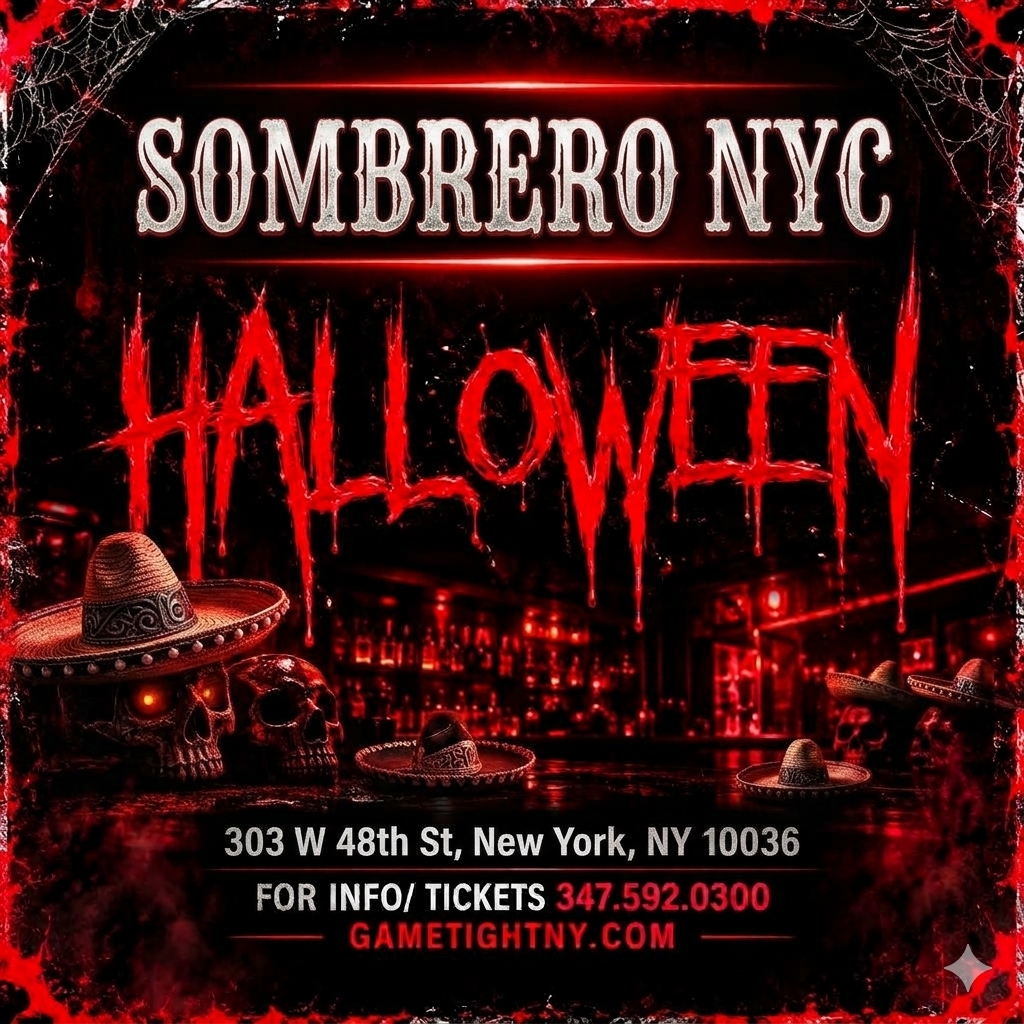 SOMBRERO NYC Time Square Halloween Party 2026 — event image